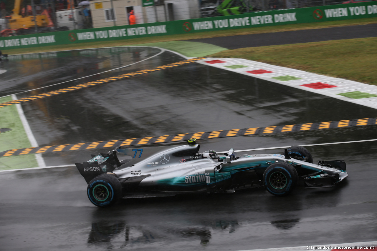 GP ITALIA, 02.09.2017- Qualifiche, Valtteri Bottas (FIN) Mercedes AMG F1 W08