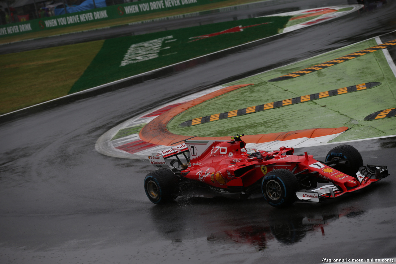 GP ITALIA, 02.09.2017- Qualifiche, Kimi Raikkonen (FIN) Ferrari SF70H
