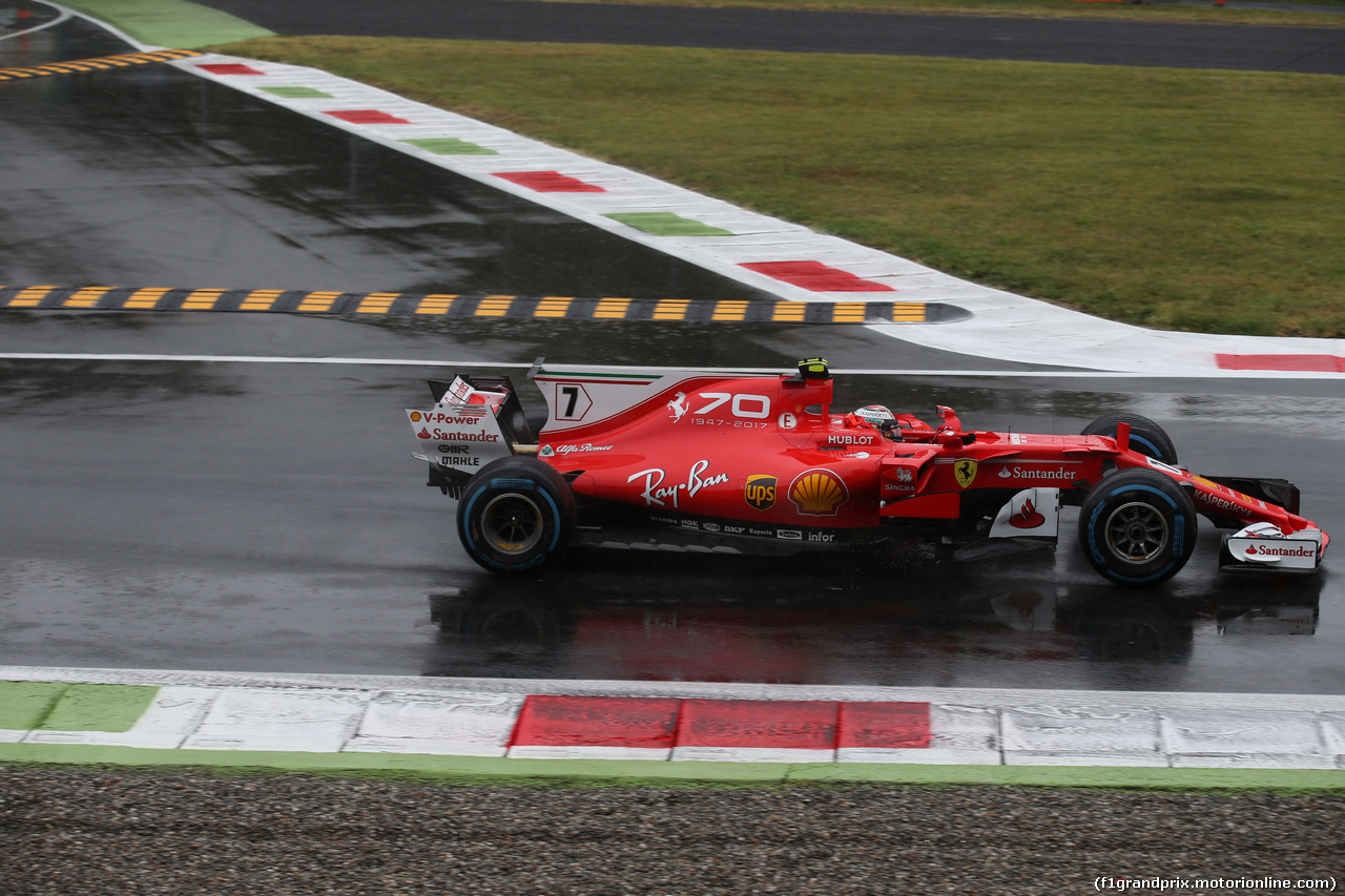 GP ITALIA, 02.09.2017- Qualifiche, Kimi Raikkonen (FIN) Ferrari SF70H