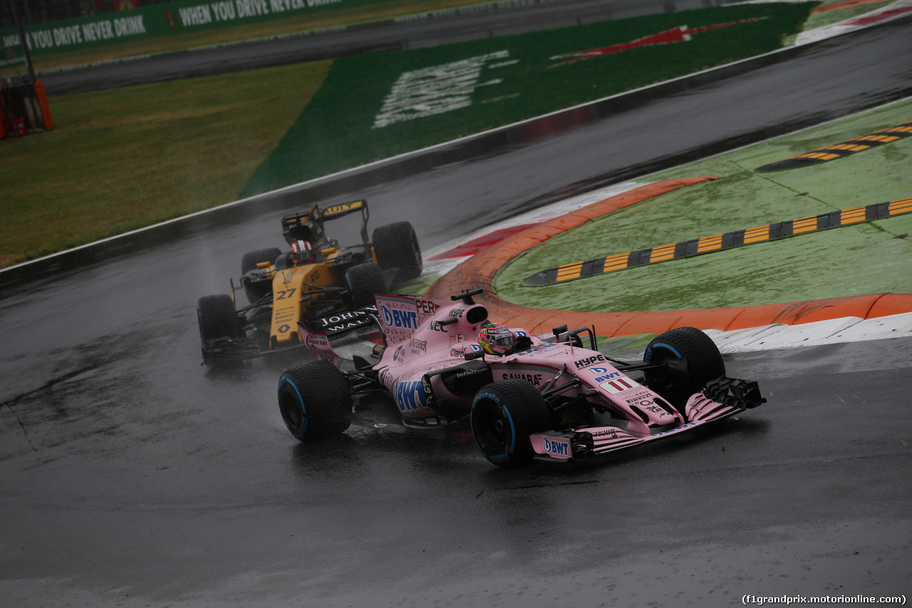 GP ITALIA, 02.09.2017- Qualifiche, Sergio Perez (MEX) Sahara Force India F1 VJM010