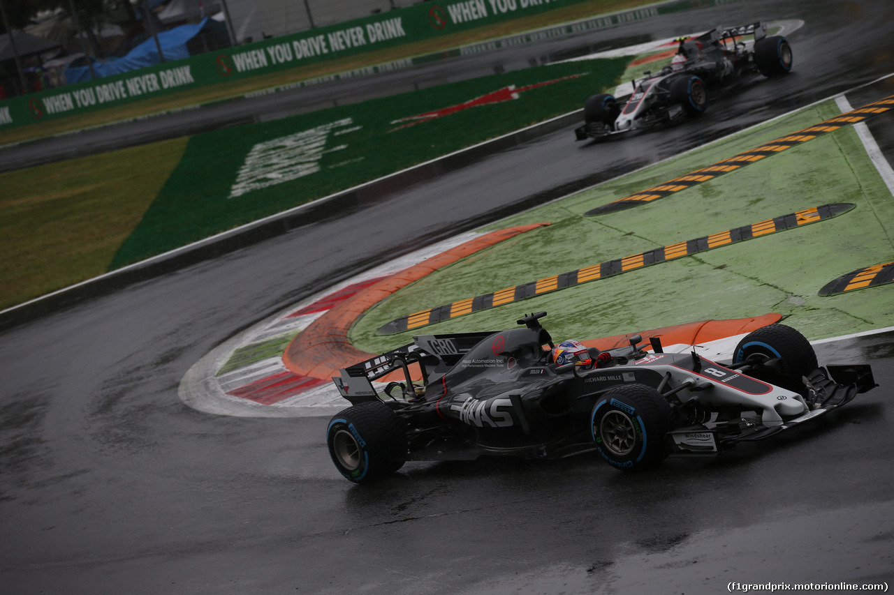 GP ITALIA, 02.09.2017- Qualifiche, Romain Grosjean (FRA) Haas F1 Team VF-17