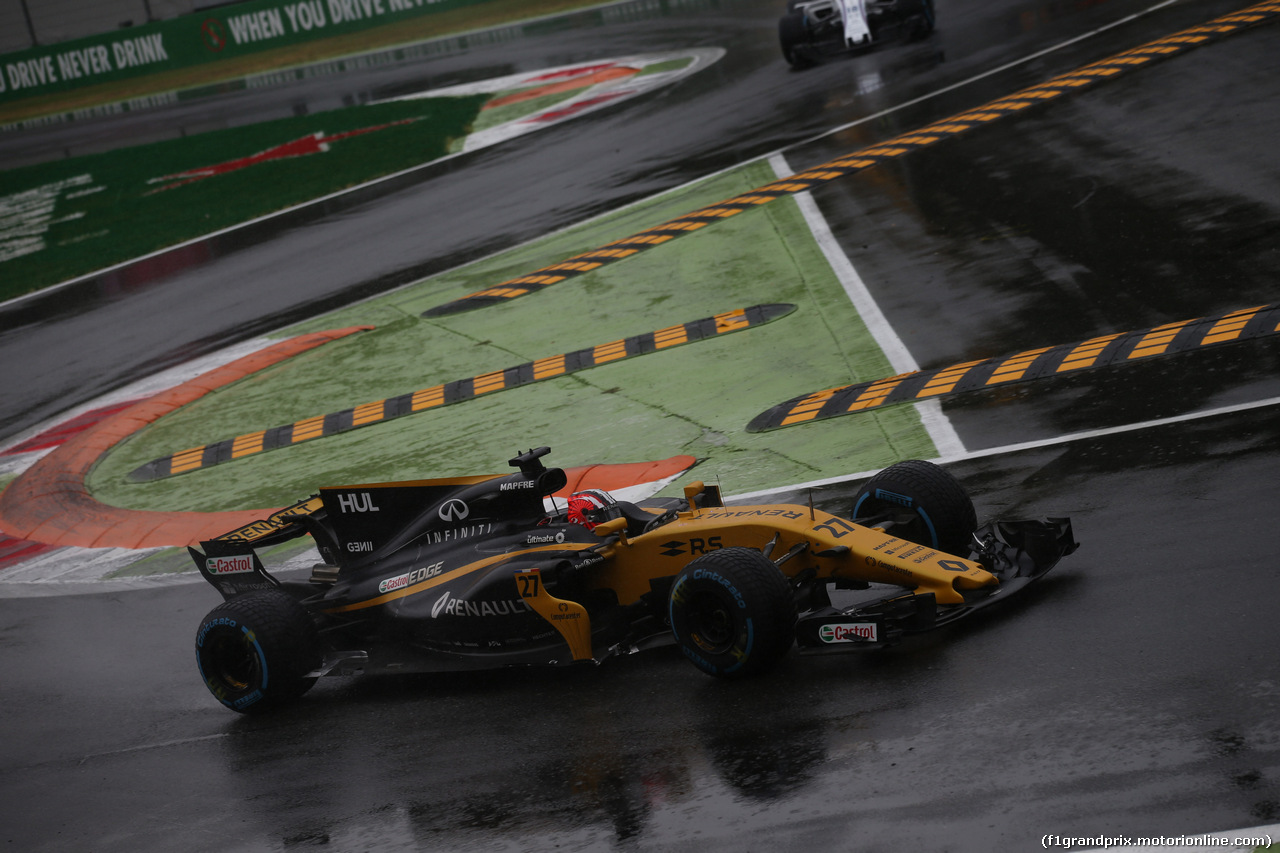 GP ITALIA, 02.09.2017- Qualifiche, Nico Hulkenberg (GER) Renault Sport F1 Team RS17