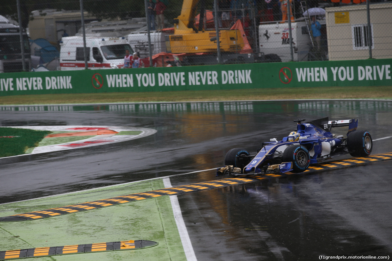 GP ITALIA, 02.09.2017- Qualifiche, Marcus Ericsson (SUE) Sauber C36