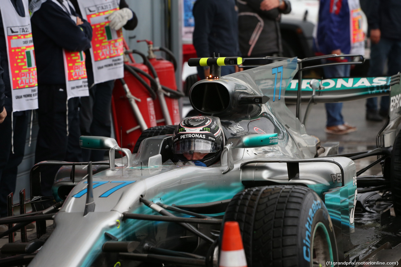 GP ITALIA, 02.09.2017- Qualifiche, Valtteri Bottas (FIN) Mercedes AMG F1 W08