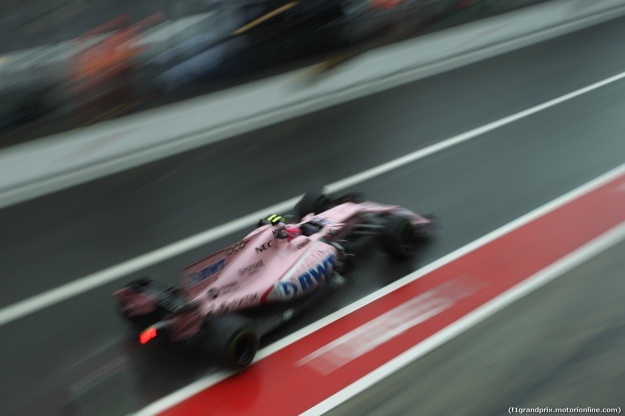 GP ITALIA, 02.09.2017- Qualifiche, Esteban Ocon (FRA) Sahara Force India F1 VJM10