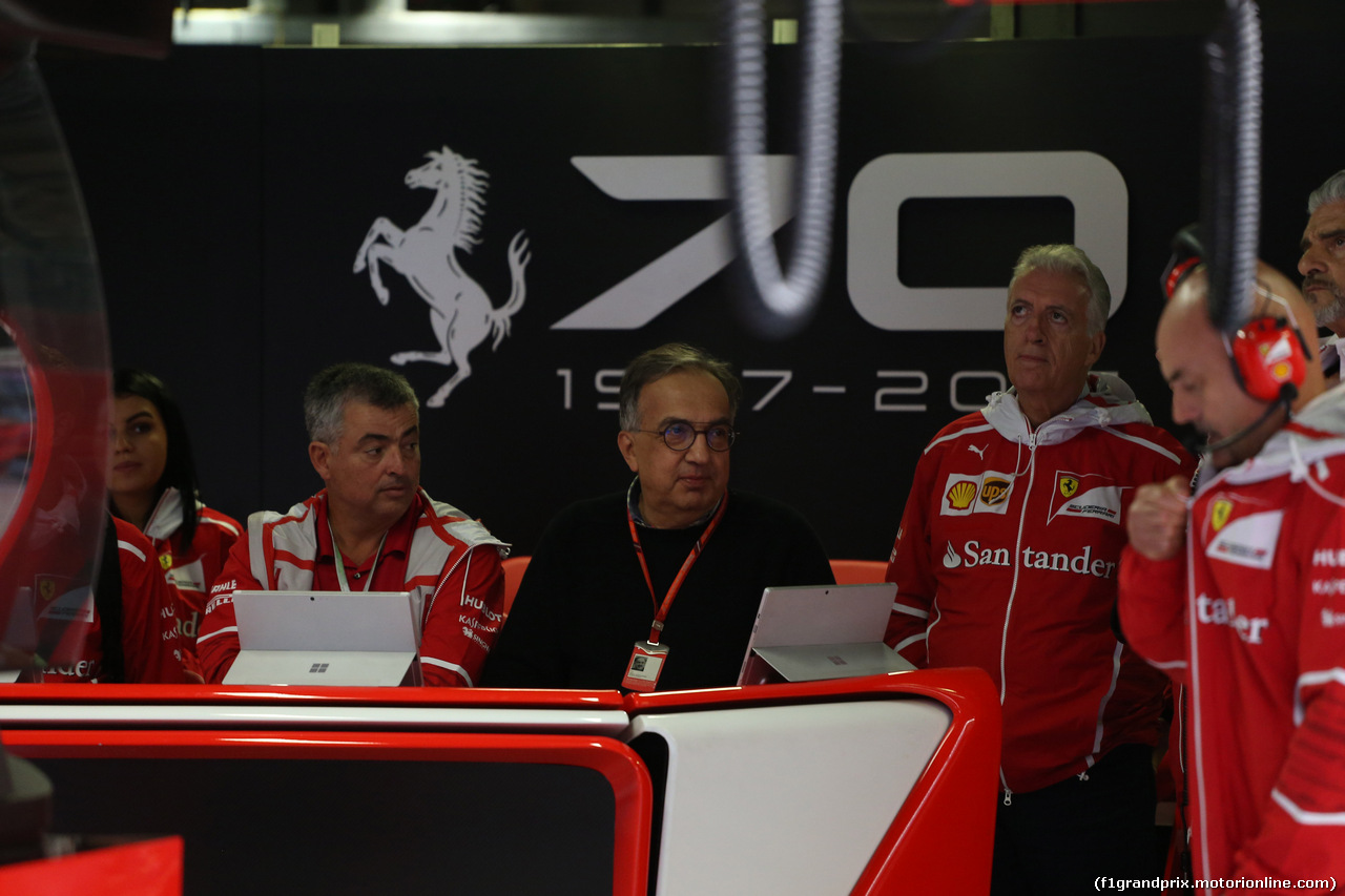 GP ITALIA, 02.09.2017- Qualifiche, Sergio Marchionne (ITA), Ferrari President e CEO of Fiat Chrysler Automobiles