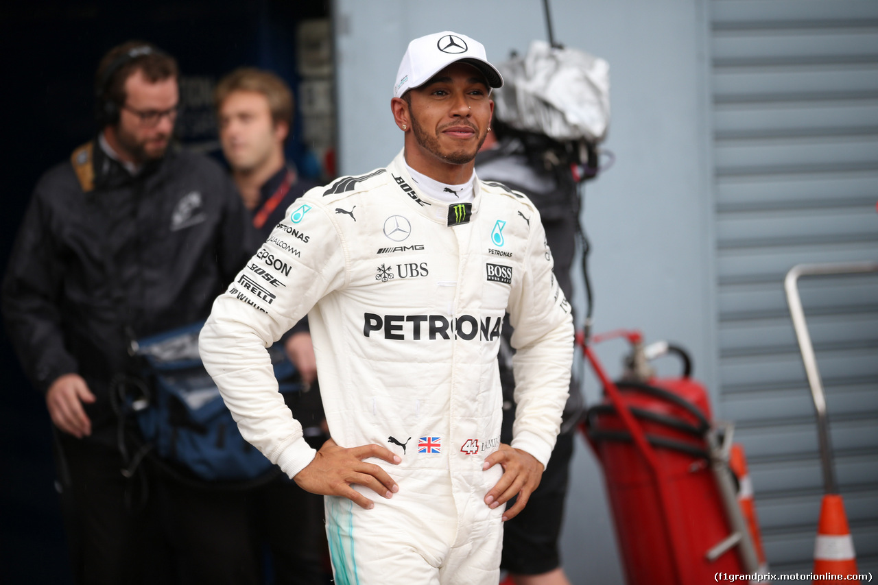 GP ITALIA, 02.09.2017- Qualifiche, celebration: pole position Lewis Hamilton (GBR) Mercedes AMG F1 W08