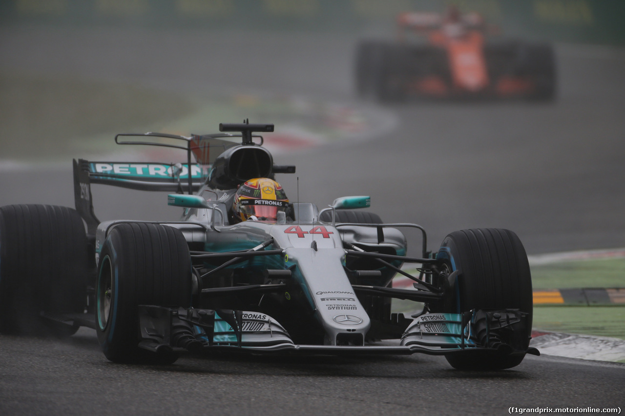 GP ITALIA, 02.09.2017- Qualifiche, Lewis Hamilton (GBR) Mercedes AMG F1 W08