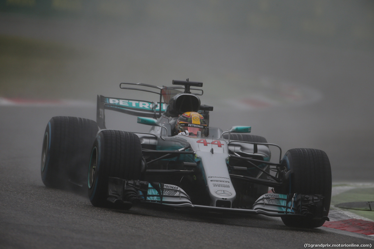 GP ITALIA, 02.09.2017- Qualifiche, Lewis Hamilton (GBR) Mercedes AMG F1 W08