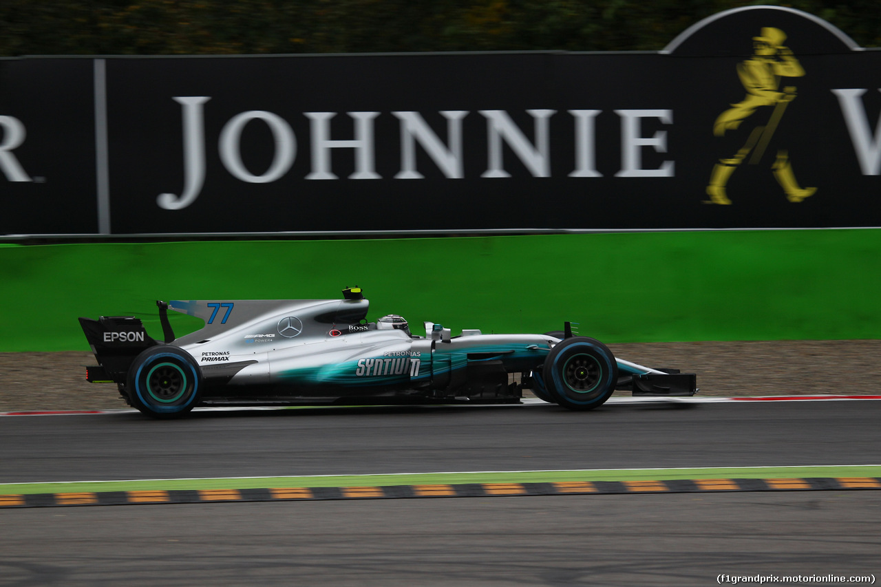 GP ITALIA, 02.09.2017- Qualifiche, Valtteri Bottas (FIN) Mercedes AMG F1 W08