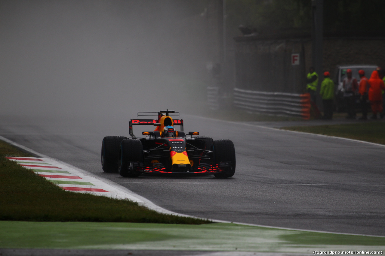 GP ITALIA, 02.09.2017- Qualifiche, Daniel Ricciardo (AUS) Red Bull Racing RB13