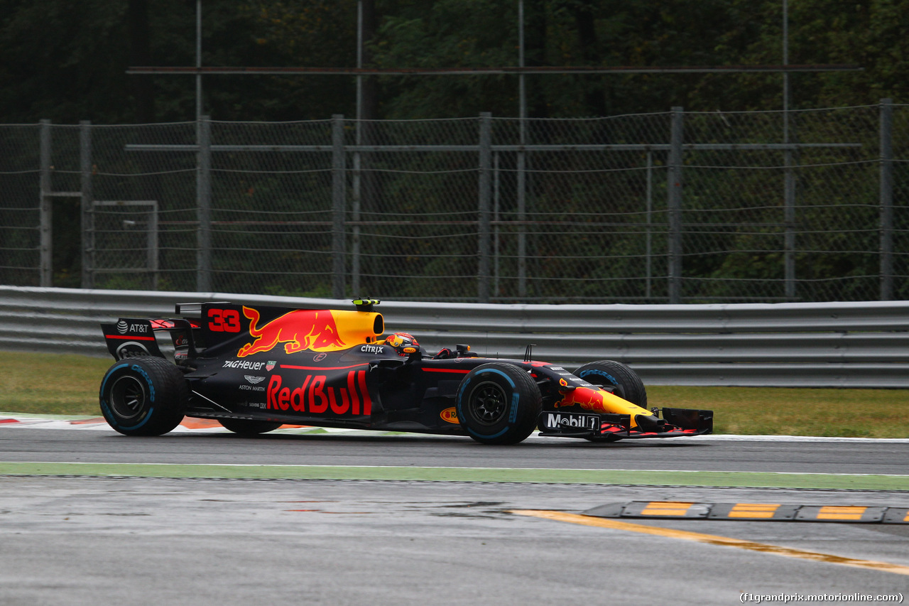 GP ITALIA, 02.09.2017- Qualifiche, Max Verstappen (NED) Red Bull Racing RB13
