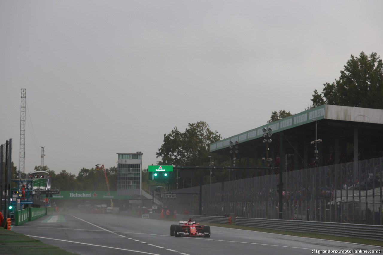 GP ITALIA, 02.09.2017- Qualifiche, Sebastian Vettel (GER) Ferrari SF70H