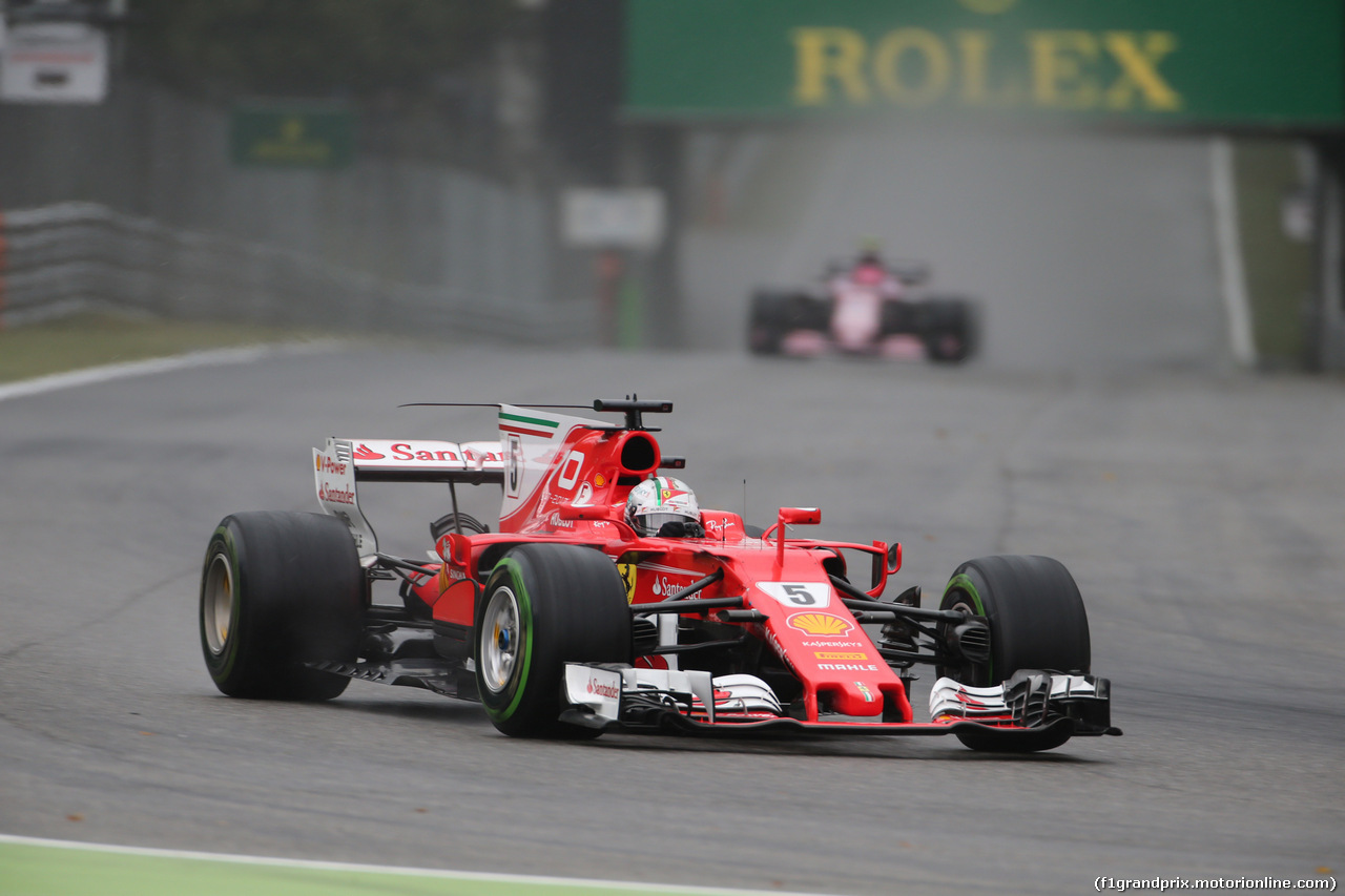 GP ITALIA, 02.09.2017- Qualifiche, Sebastian Vettel (GER) Ferrari SF70H