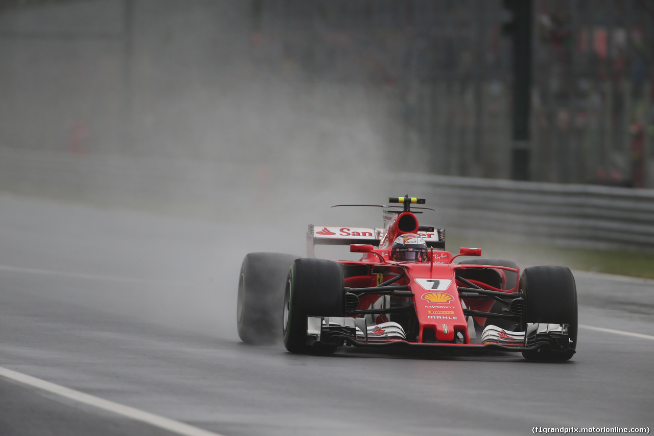 GP ITALIA, 02.09.2017- Qualifiche, Kimi Raikkonen (FIN) Ferrari SF70H
