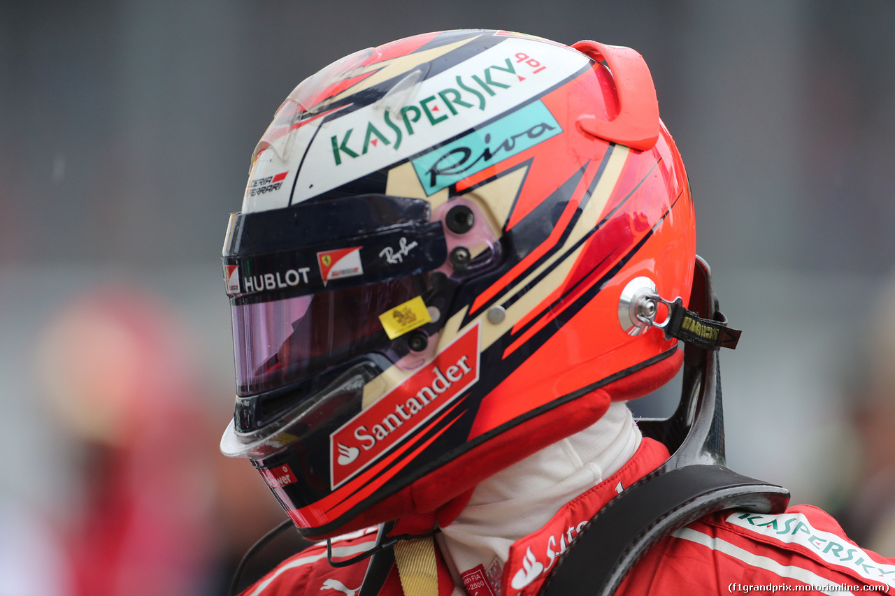 GP ITALIA, 02.09.2017- Qualifiche, Kimi Raikkonen (FIN) Ferrari SF70H