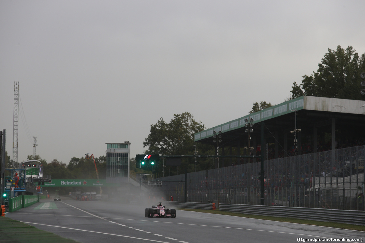 GP ITALIA, 02.09.2017- Qualifiche, Sergio Perez (MEX) Sahara Force India F1 VJM010