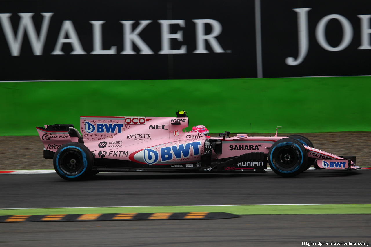 GP ITALIA, 02.09.2017- Qualifiche, Esteban Ocon (FRA) Sahara Force India F1 VJM10