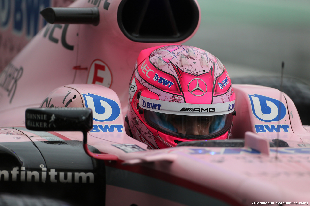 GP ITALIA, 02.09.2017- Qualifiche, Esteban Ocon (FRA) Sahara Force India F1 VJM10