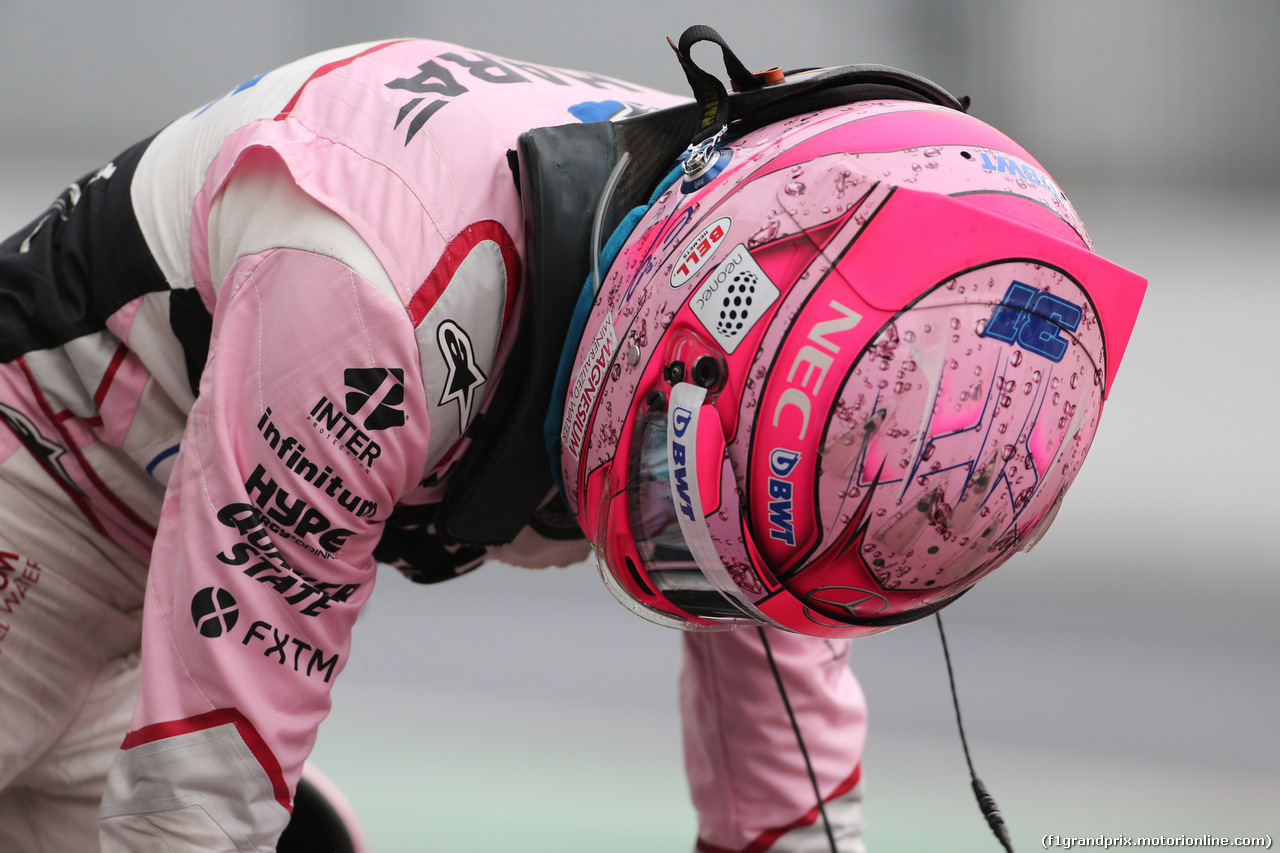 GP ITALIA, 02.09.2017- Qualifiche, Esteban Ocon (FRA) Sahara Force India F1 VJM10