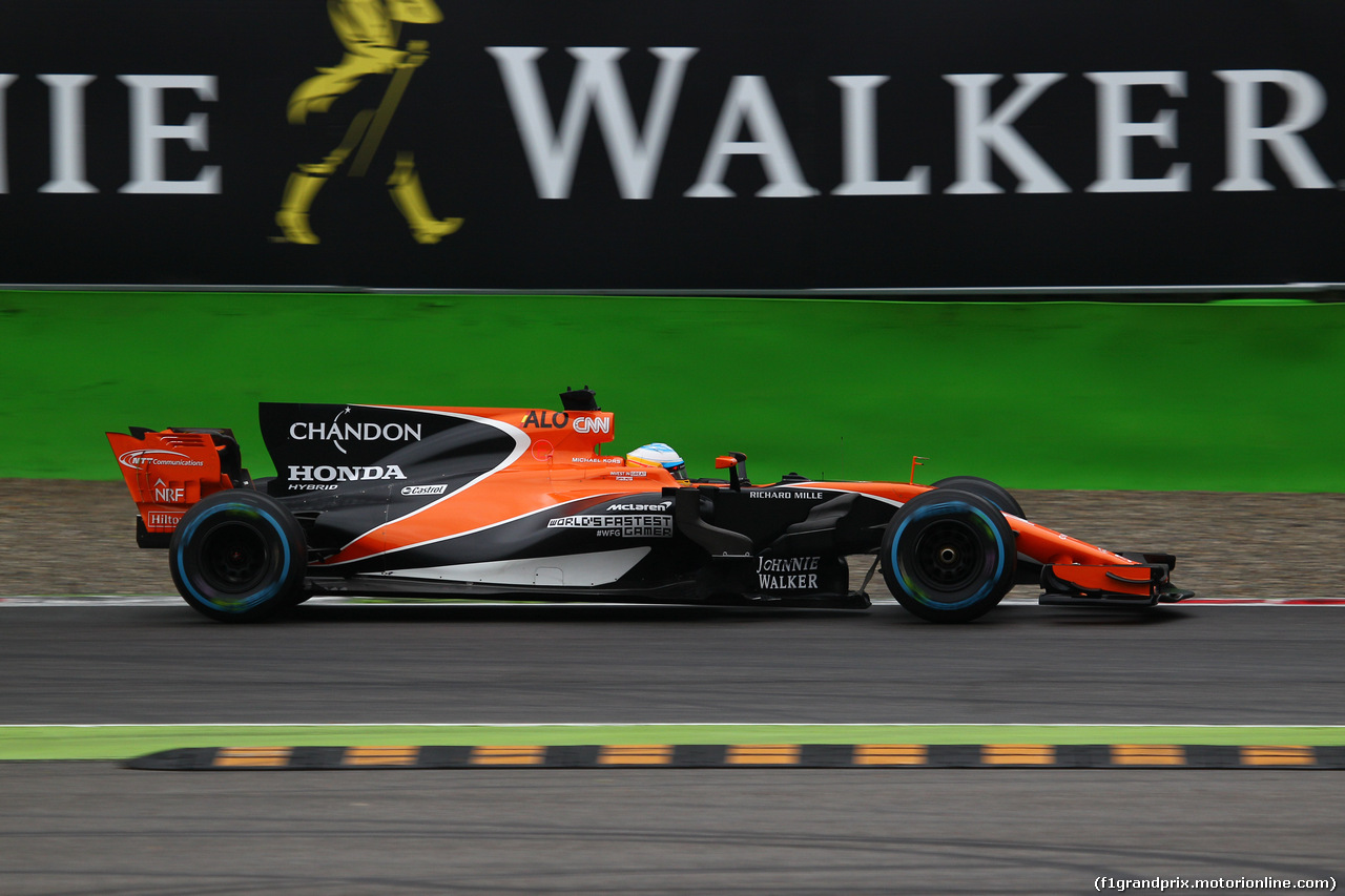 GP ITALIA, 02.09.2017- Qualifiche, Fernando Alonso (ESP) McLaren Honda MCL32