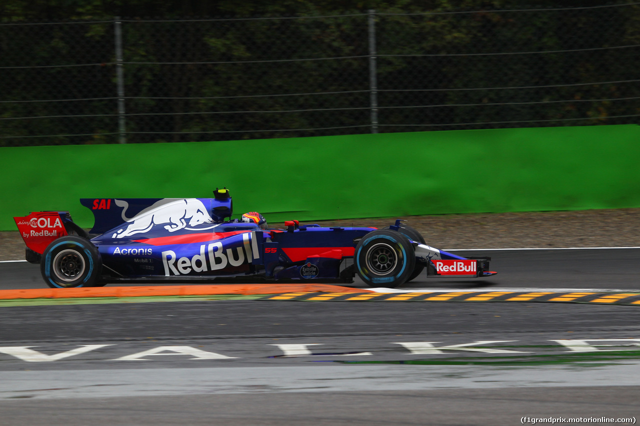 GP ITALIA, 02.09.2017- Qualifiche, Carlos Sainz Jr (ESP) Scuderia Toro Rosso STR12
