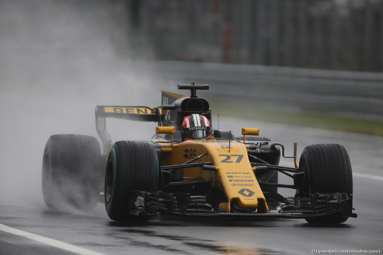GP ITALIA, 02.09.2017- Qualifiche, Nico Hulkenberg (GER) Renault Sport F1 Team RS17