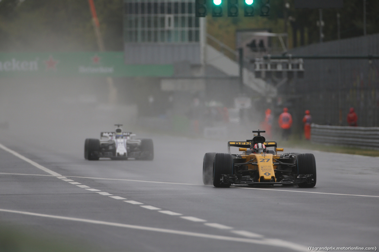 GP ITALIA, 02.09.2017- Qualifiche, Nico Hulkenberg (GER) Renault Sport F1 Team RS17
