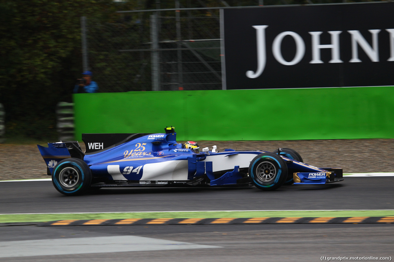GP ITALIA, 02.09.2017- Qualifiche, Pascal Wehrlein (GER) Sauber C36