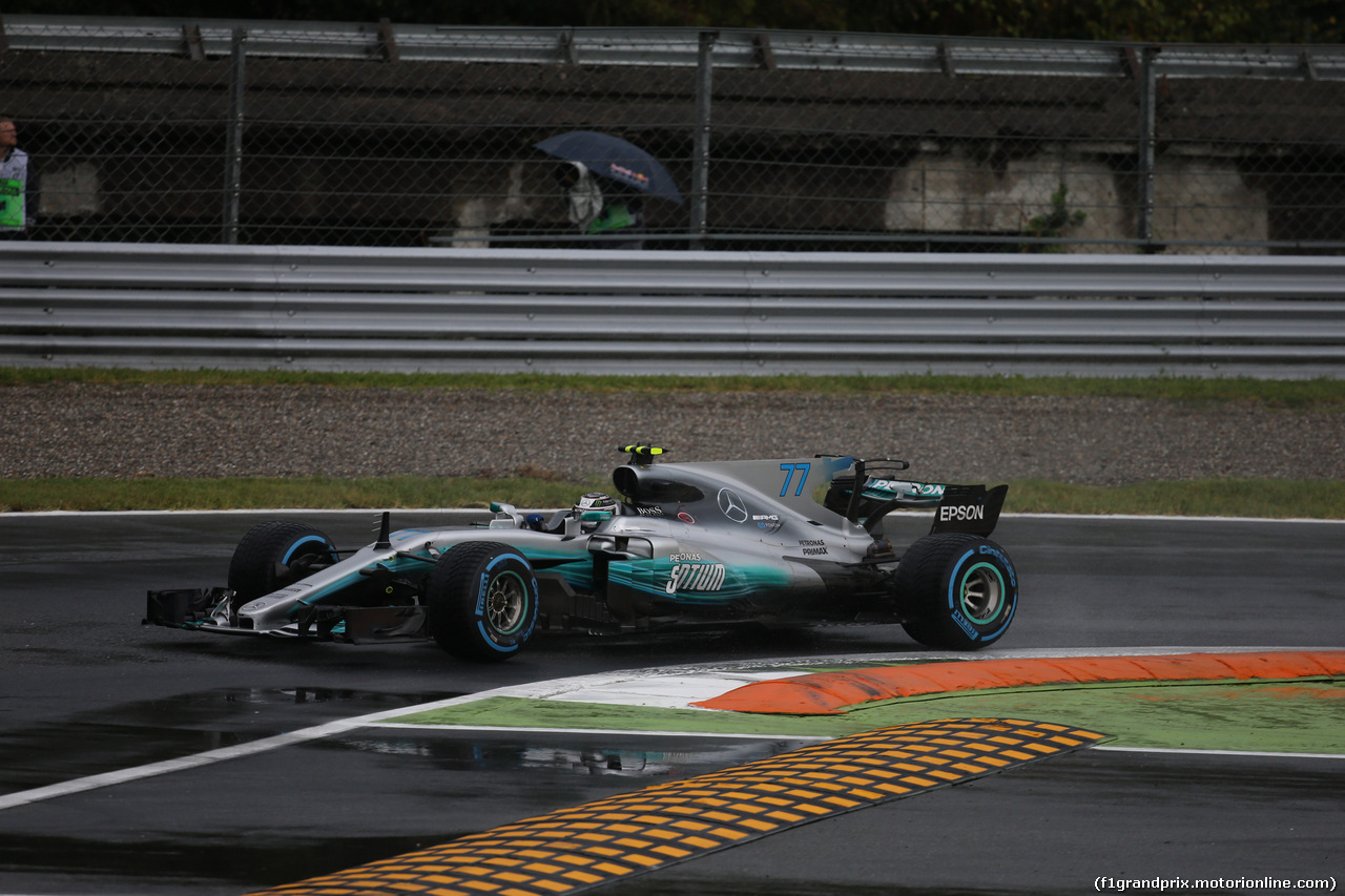 GP ITALIA, 02.09.2017- Qualifiche, Valtteri Bottas (FIN) Mercedes AMG F1 W08