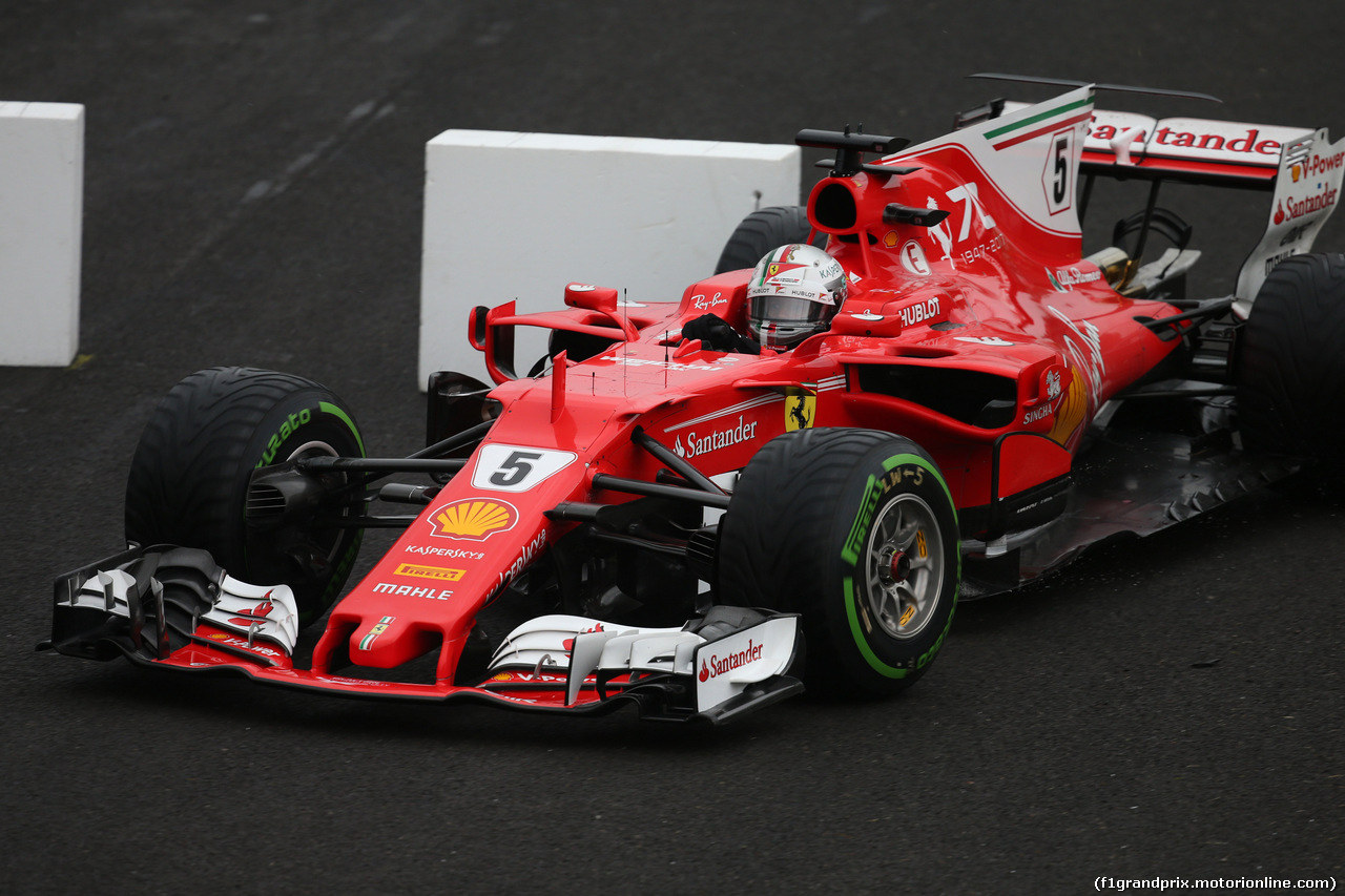 GP ITALIA, 02.09.2017- Qualifiche, Sebastian Vettel (GER) Ferrari SF70H