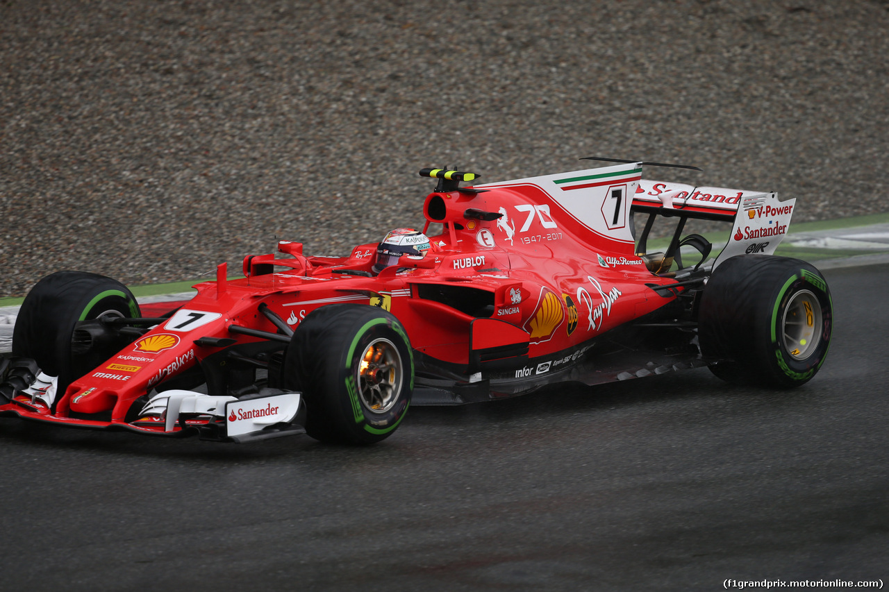 GP ITALIA, 02.09.2017- Qualifiche, Kimi Raikkonen (FIN) Ferrari SF70H