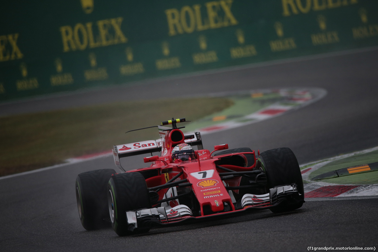 GP ITALIA, 02.09.2017- Qualifiche, Kimi Raikkonen (FIN) Ferrari SF70H