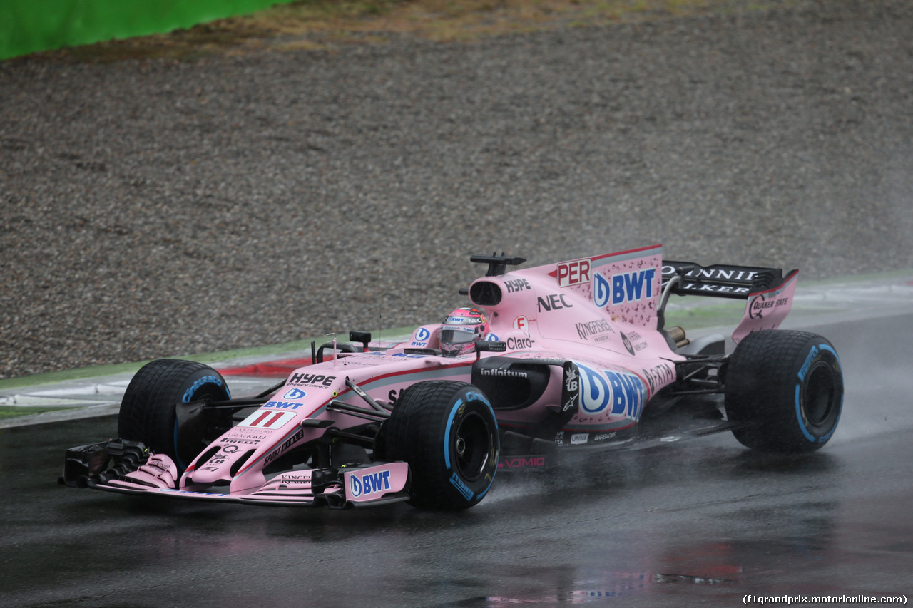 GP ITALIA, 02.09.2017- Qualifiche, Sergio Perez (MEX) Sahara Force India F1 VJM010