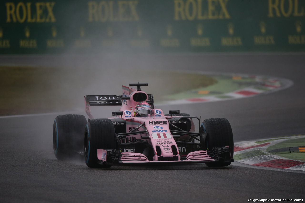 GP ITALIA, 02.09.2017- Qualifiche, Sergio Perez (MEX) Sahara Force India F1 VJM010