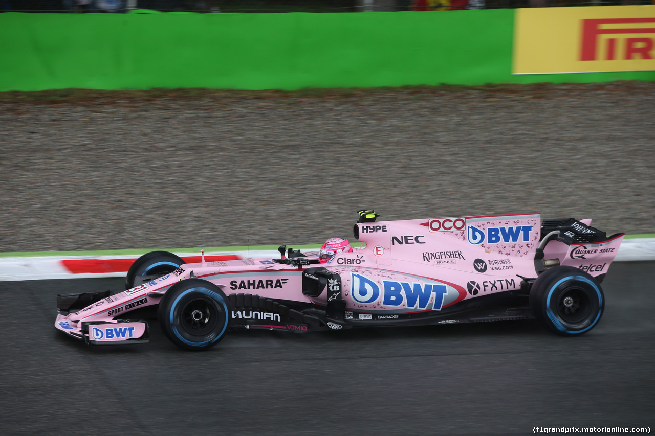 GP ITALIA, 02.09.2017- Qualifiche, Esteban Ocon (FRA) Sahara Force India F1 VJM10