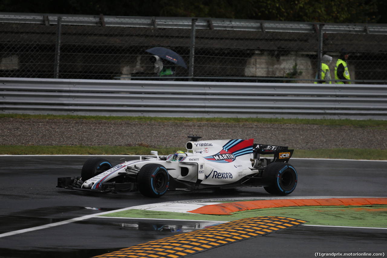 GP ITALIA, 02.09.2017- Qualifiche, Felipe Massa (BRA) Williams F1 Team FW40