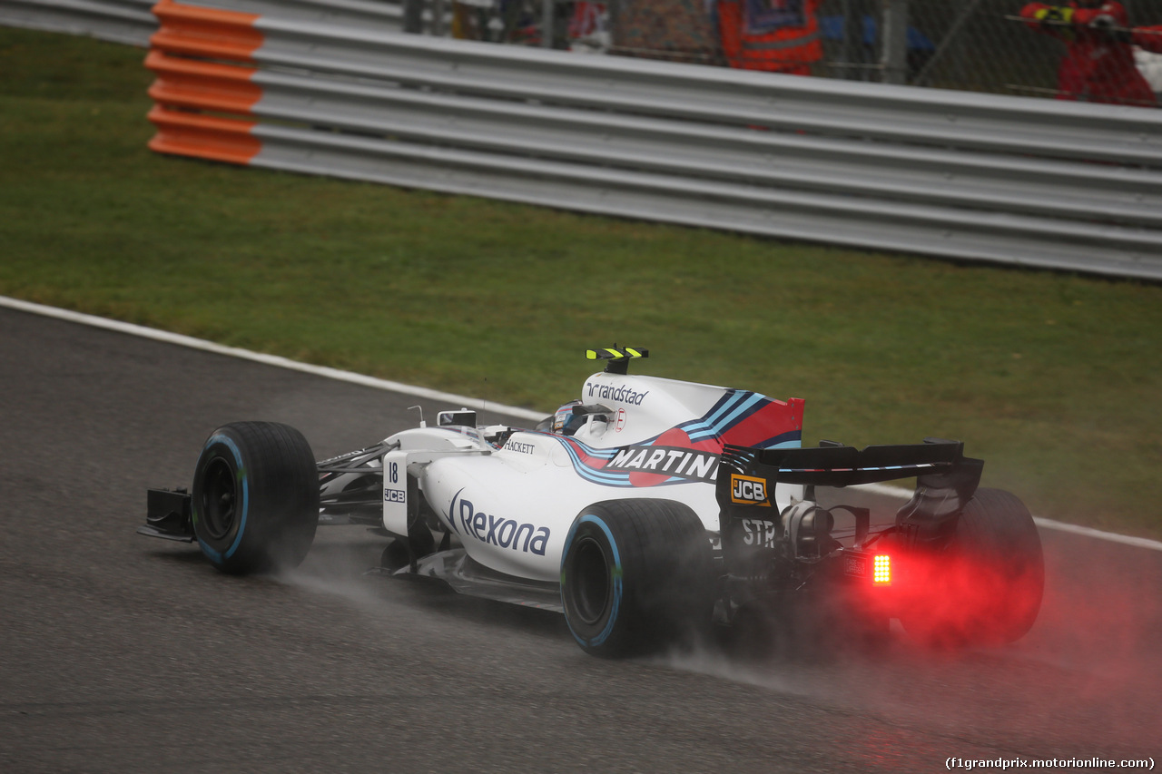 GP ITALIA, 02.09.2017- Qualifiche, Lance Stroll (CDN) Williams FW40