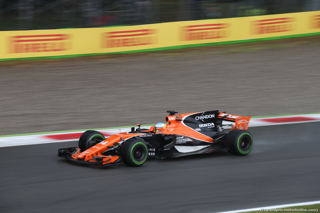 GP ITALIA, 02.09.2017- Qualifiche, Fernando Alonso (ESP) McLaren Honda MCL32