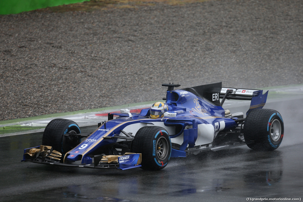 GP ITALIA, 02.09.2017- Qualifiche, Marcus Ericsson (SUE) Sauber C36