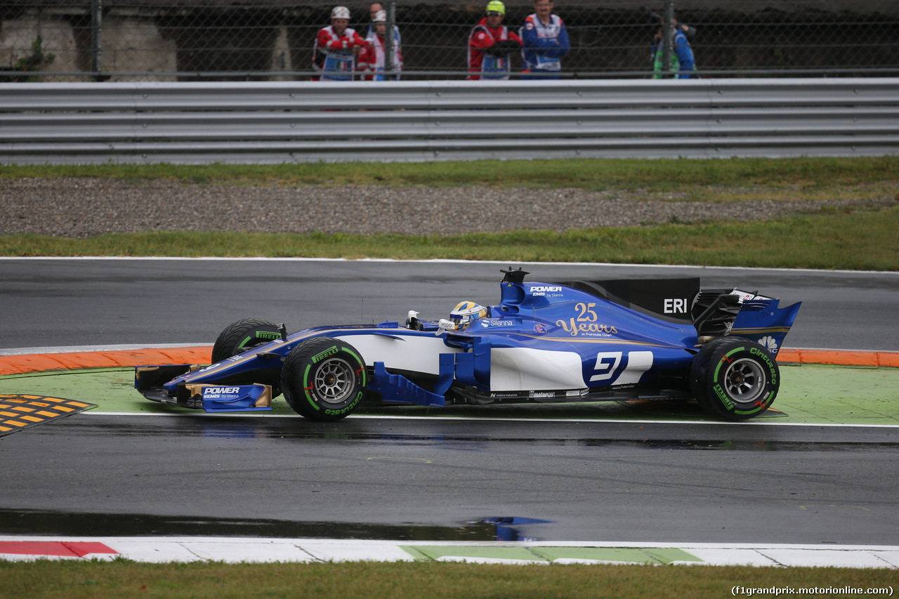 GP ITALIA, 02.09.2017- Qualifiche, Marcus Ericsson (SUE) Sauber C36
