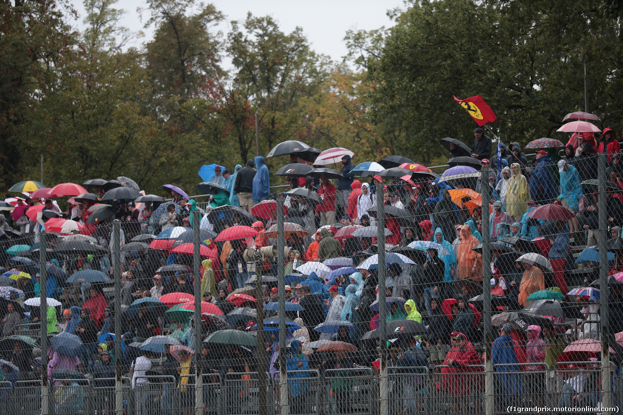 GP ITALIA, 02.09.2017- Qualifiche, grandstands