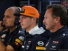 GP ITALIA, 02.09.2017- Free practice 3, Christian Horner (GBR), Red Bull Racing, Sporting Director  e Daniel Ricciardo (AUS) Red Bull Racing RB13
