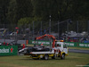 GP ITALIA, 02.09.2017- Qualifiche, Romain Grosjean (FRA) Haas F1 Team VF-17 after the crash on tow truck