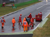 GP ITALIA, 02.09.2017- Qualifiche, Marshalls are drying the track