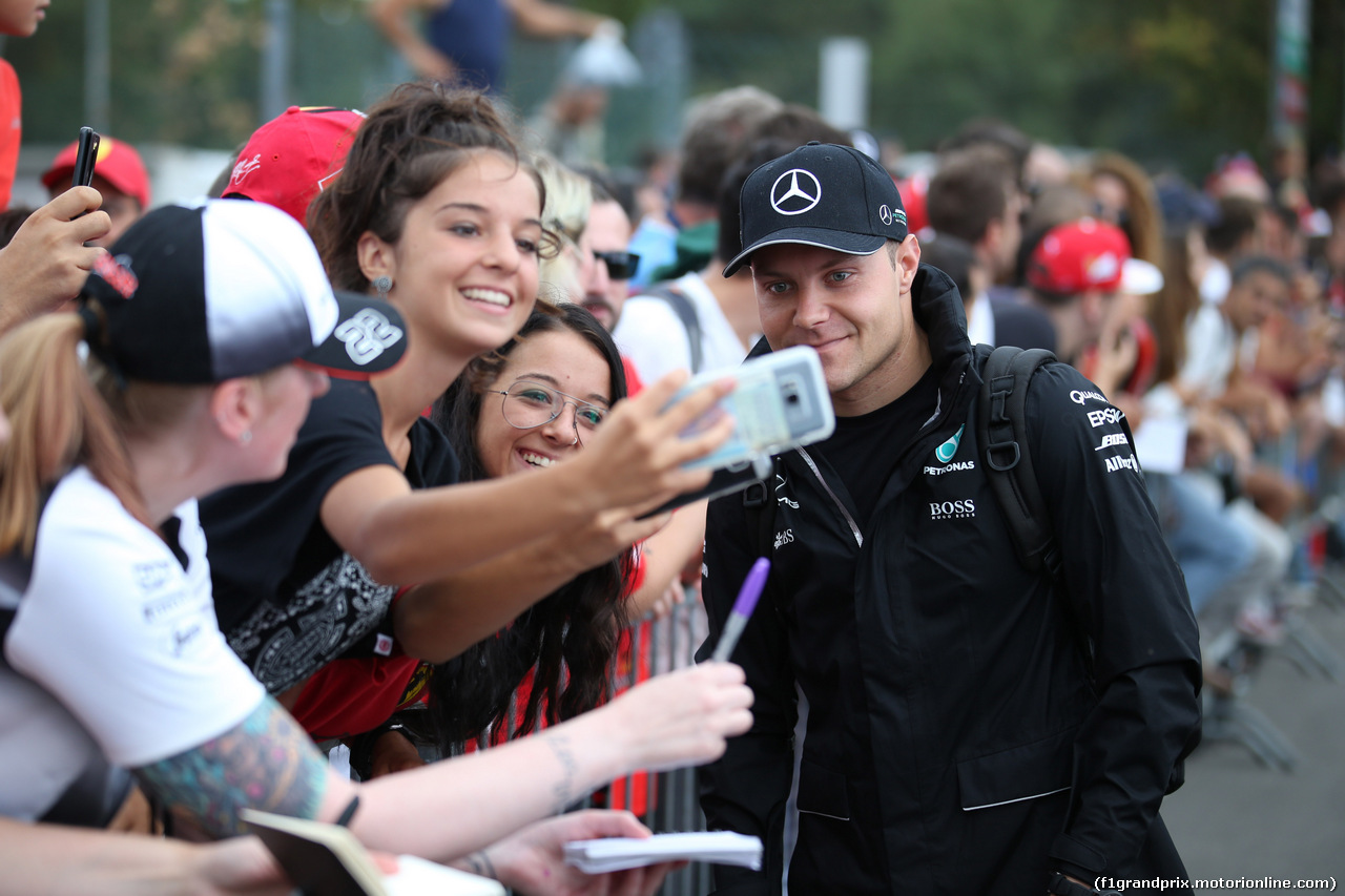 GP ITALIA, 01.09.2017- Valtteri Bottas (FIN) Mercedes AMG F1 W08