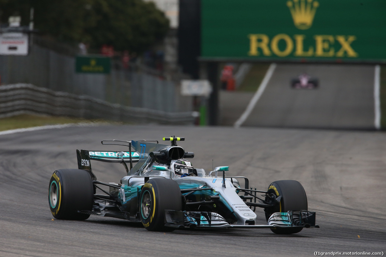 GP ITALIA, 01.09.2017- Prove Libere 1, Valtteri Bottas (FIN) Mercedes AMG F1 W08