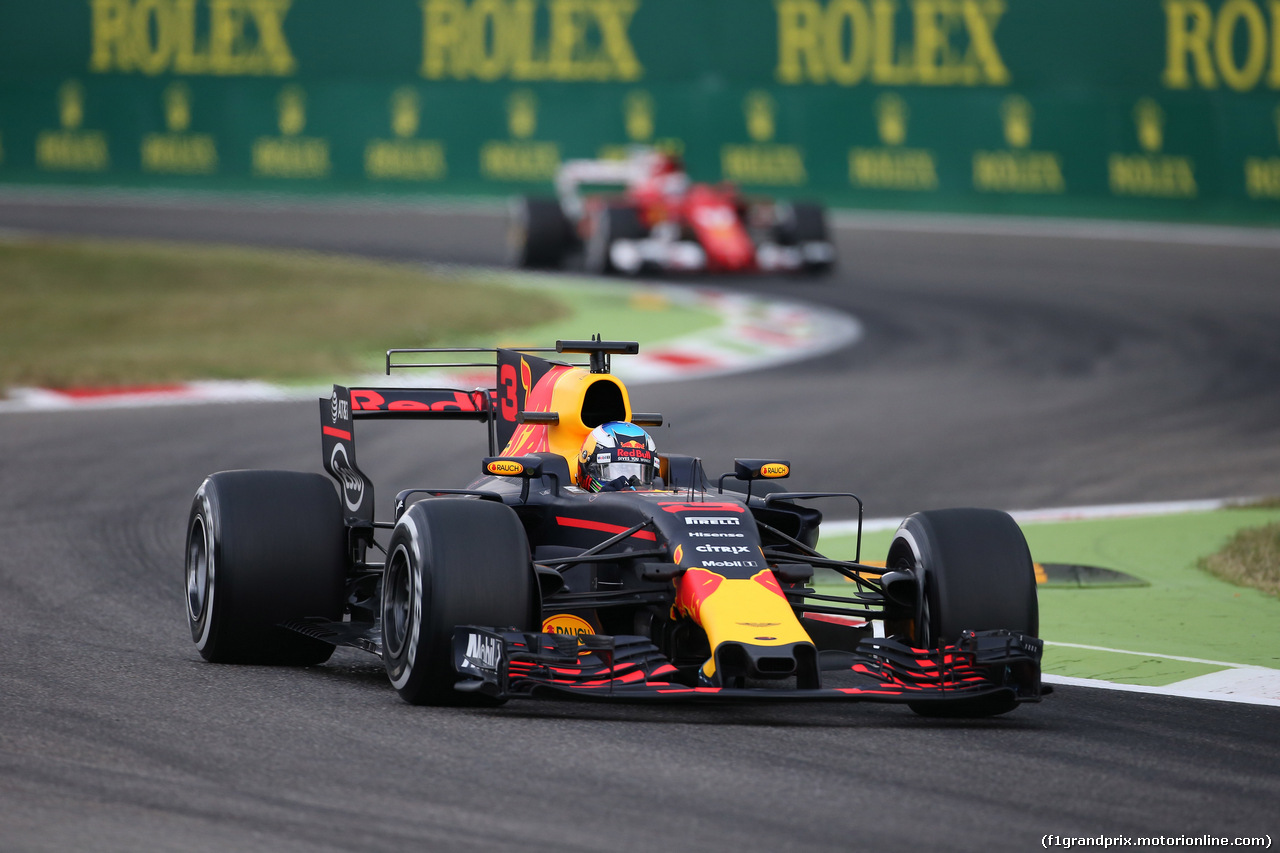 GP ITALIA, 01.09.2017- Prove Libere 1, Daniel Ricciardo (AUS) Red Bull Racing RB13