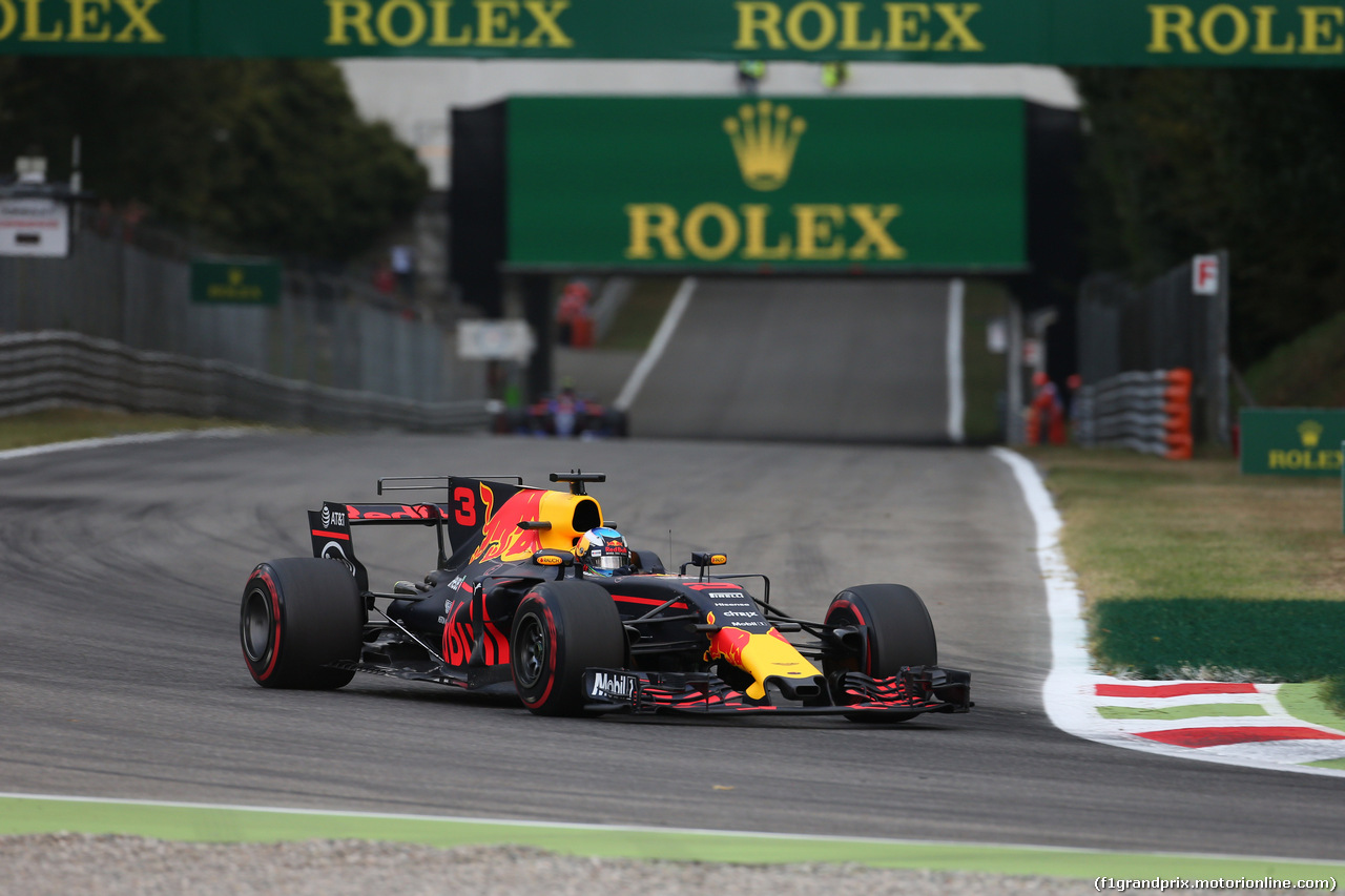 GP ITALIA, 01.09.2017- Prove Libere 1, Daniel Ricciardo (AUS) Red Bull Racing RB13