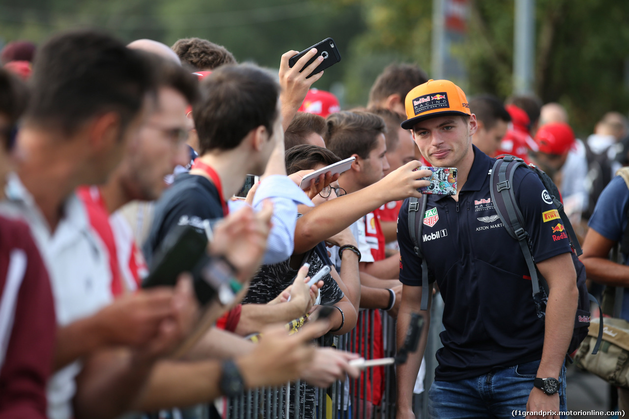 GP ITALIA, 01.09.2017- Max Verstappen (NED) Red Bull Racing RB13